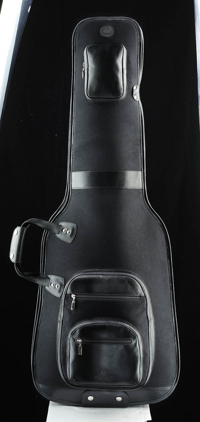 Guitar Bag in Polyamid (nylon) canvas with buffalo Nappa trim 